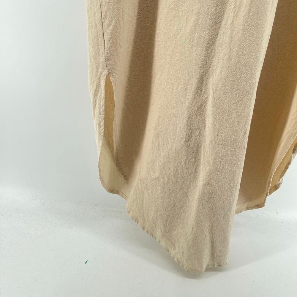 Cupshe Cotton Gauze Maxi Cover Up Shirt Dress Beach Duster One Size - Picture 10 of 14